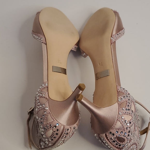 Badgley Mischka jeweled Gillian heels size 7.5 - Picture 8 of 15